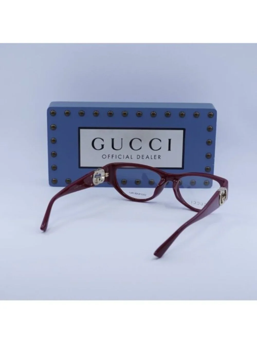 Gucci GG1825O 003 Cat Eye Eyeglasses - Bordeaux 54mm